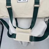 women All-In Summit Duffle Cream and Green Purse