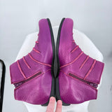 unisex John Fluevog NWOT Peacemaker Alaa Leather Boots with Outseams Orchid Purple Shoes M8/W10