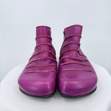 unisex John Fluevog NWOT Peacemaker Alaa Leather Boots with Outseams Orchid Purple Shoes M8/W10