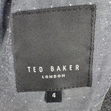men Wool Shawl Collar Field Jacket Charcoal Gray Jacket L