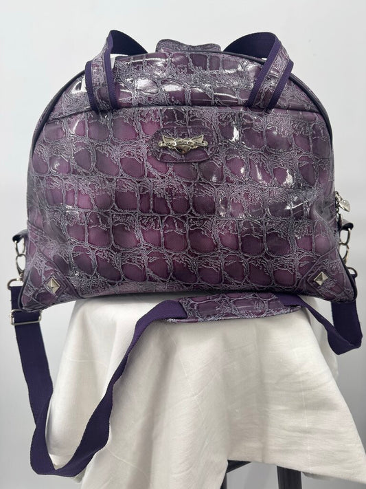 women Kathy Von Zeeland Weekender Purple Purse