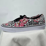men Vans x Disney NWOT Alice in Wonderland Cheshire Cat Sneakers Pink Black White Shoes 10