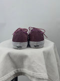 unisex Vans Glitter Lace Up Sneakers Fuschia Shoes M9.5/W11