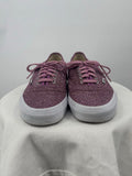 unisex Vans Glitter Lace Up Sneakers Fuschia Shoes M9.5/W11