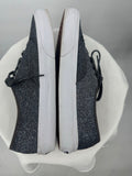 unisex Vans Glitter Lace Up Sneakers Bluish Silver Shoes M9.5/W11