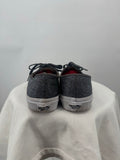 unisex Vans Glitter Lace Up Sneakers Bluish Silver Shoes M9.5/W11
