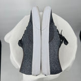 unisex Vans Glitter Lace Up Sneakers Bluish Silver Shoes M9.5/W11