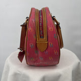 women Dooney & Bourke Y2K Canteen Mini Top Handle Bag Pink Multi Purse 8"x8"x4"