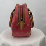 women Dooney & Bourke Y2K Canteen Mini Top Handle Bag Pink Multi Purse 8"x8"x4"
