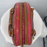 women Dooney & Bourke Y2K Canteen Mini Top Handle Bag Pink Multi Purse 8"x8"x4"