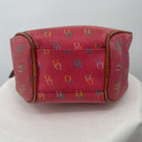 women Dooney & Bourke Y2K Canteen Mini Top Handle Bag Pink Multi Purse 8"x8"x4"