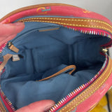 women Dooney & Bourke Y2K Canteen Mini Top Handle Bag Pink Multi Purse 8"x8"x4"