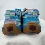 women Twisted X Yonder Driving Canvas Shoe Wild Blue Shoes 9.5