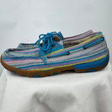 women Twisted X Yonder Driving Canvas Shoe Wild Blue Shoes 9.5
