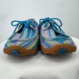 women Twisted X Yonder Driving Canvas Shoe Wild Blue Shoes 9.5