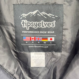 men Tipsy Elves Pastel Pro Snowsuit Blue Pink White Black Coat M