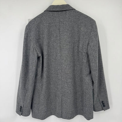 men Wool & Prince Wool Blazer Gray Jacket L
