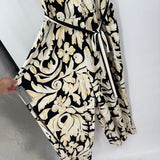 women Lane Bryant NWT Print Knit Jumpsuit Black Cream Tan Jumpsuit/Romper 18/20/1X