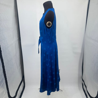 women Ted Baker Innabell Belted A-Line Midi Bright Cobalt Dress 3/S