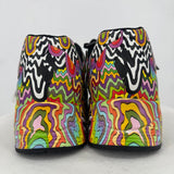 women Skechers Street x Jen Stark NWT Uno - Infinite Drip Sneakers Black White Rainbow Shoes 8