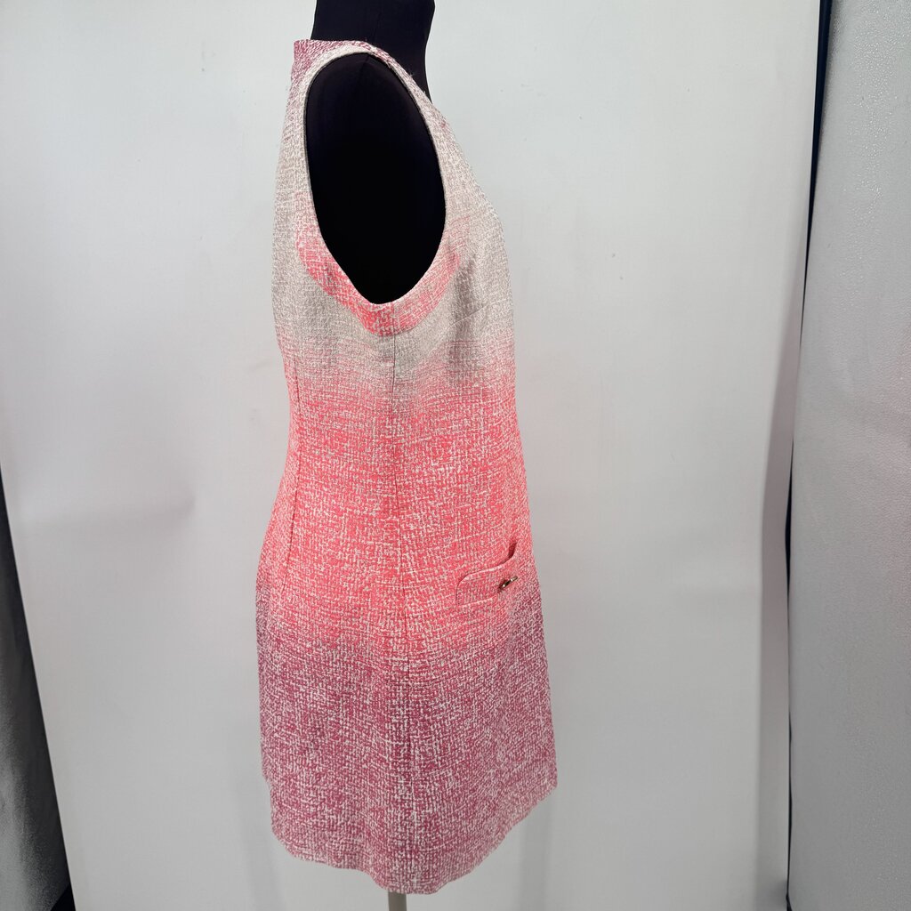 women Cynthia Steffe Bailey Ombre Tweed Shift Pink Dress 12