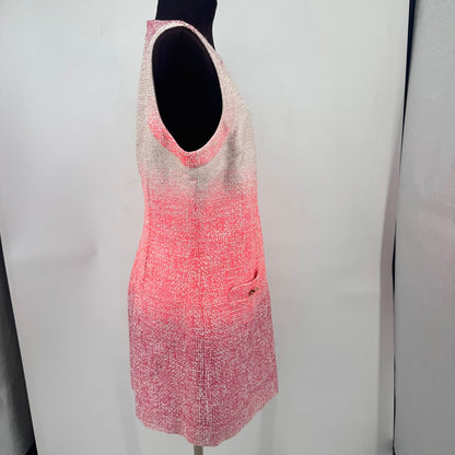 women Cynthia Steffe Bailey Ombre Tweed Shift Pink Dress 12