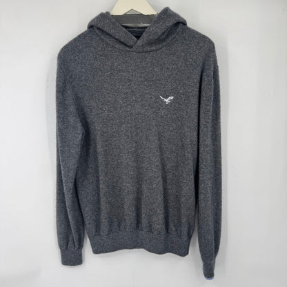 men Grayson MSRP $320 Koko Hoodie Dark Gray Heather Sweater L