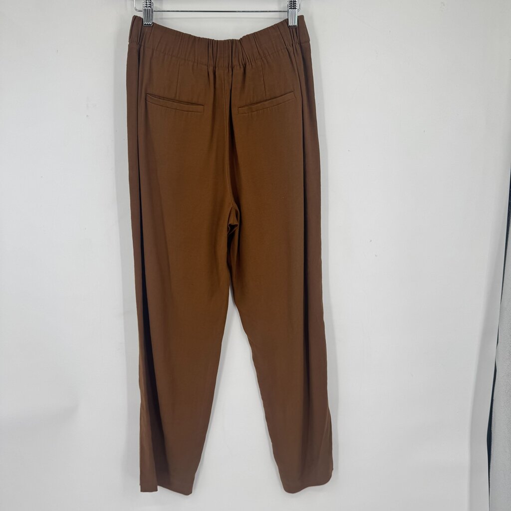 women Vince Ankle Length Trousers Brown Pants S