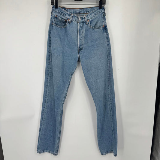 women Levi's 1996 USA Made 501's for Women Light Wash Jeans 29x34