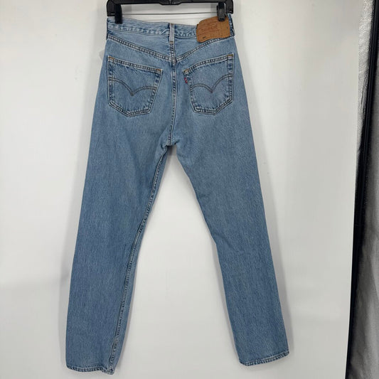 women Levi's 1996 USA Made 501's for Women Light Wash Jeans 29x34