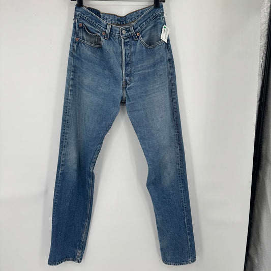 women Levi's 1995 USA Made 501's for Women Medium Wash Blue Jeans 31x34