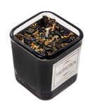 Protection Candle - Herb & Crystal Candle - Black Soy Candle: 7.5oz Square Glass