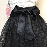 Gunne Sax Black and White Cocktail Dress Size 5