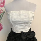 Gunne Sax Black and White Cocktail Dress Size 5