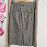 L.A.M.B. Merino Wool Plaid Pencil Skirt Sz. 4