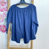 Madewell Blue Cotton Blouse Size XS