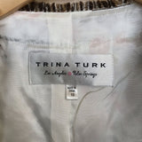 Trina Turk Chrysanthamum Print Jacket Size 10