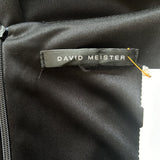 David Meister Black Formal 3/4 Sleeve Dress Size 20