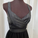 Armani Exchange Black Zebra Shimmer Cocktail Dress Size 0