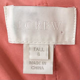 J. Crew Silk Coral Cross Front A Line Dress Size 6 Tall