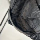 Michael Kors Black Pebble Grain Leather Shoulder Bag