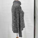 Margaret O'leary Gray Cotton Turtleneck MSRP $275 Size Medium