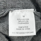 Romeo + Juliet Couture Gray Tiered Sleeve Mini Sweater Dress Size Medium