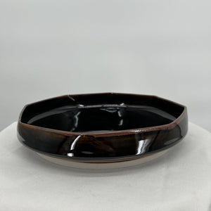 Kimi Masui Ceramics Contemporary Art Pottery California USA Brown Bowl 1994
