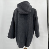 Eddie Bauer Women's Gray Wool Coat Size Medium Petite