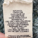 Teal 90% Wool Sleeping on Snow Cardigan Size Medium