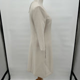 Dorothee Schumacher Natural Energetic Movement Dress In Pale Cream Size 3