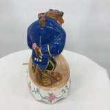 Walt Disney's Beauty And The Beast Porcelain Dancing Music Box Made by Schmid