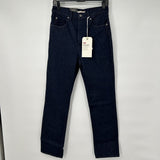 New with Tags Levi's Premium Wellthread '70s High Straight Women's Jeans Indigo Rinse Size 27x31